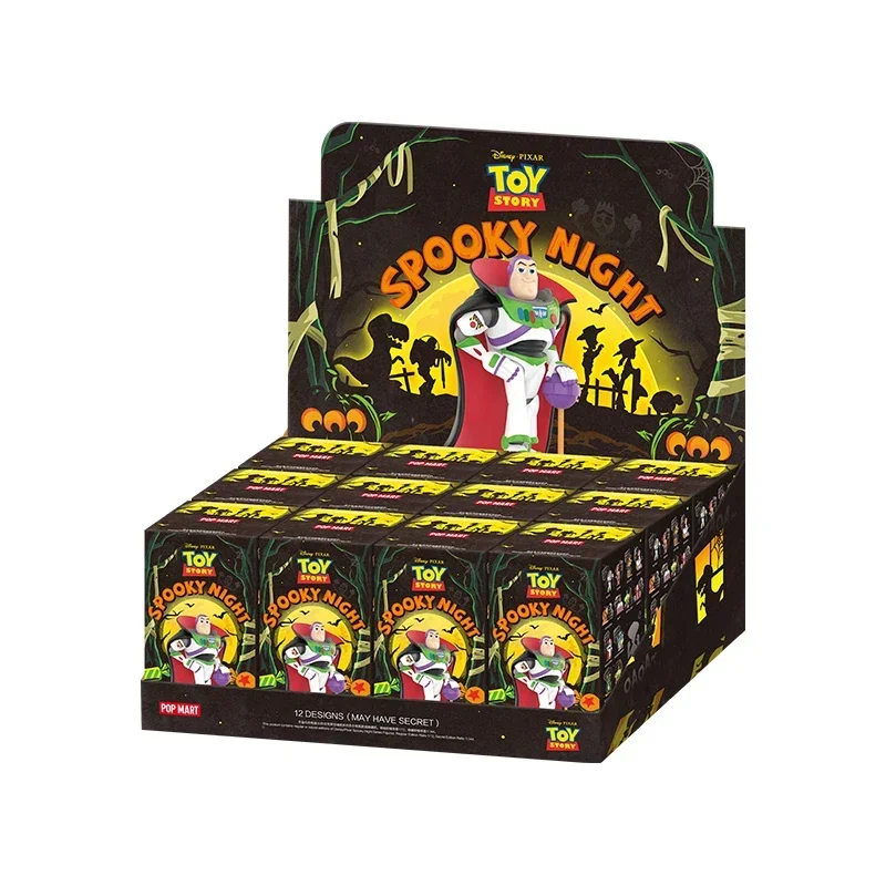 thumbnail image 1 of POP MART Disney/Pixar SPOOKY NIGHT Series Blind Box Toys Kawaii Anime Action Figure Caixa Surprise Mystery Box Dolls Girls Gift, 1 of 5