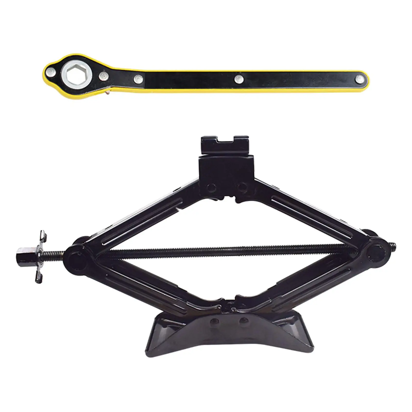 Car Jack with Ratchet Wrench Kit Tyre Repair Changing Tool for Roadside Tire Replacement and Maintenance for Vehicles Car Jack with Ratchet Wrench Kit Tyre Repair Changing Tool for Roadside Tire Replacement and Maintenance for Vehicles