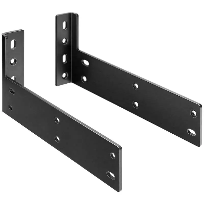 

L Shelf Brackets Floating Wall Shelf Bracket Stylish Appearance Support Connector Brackets For Shop Kitchen Living Room And