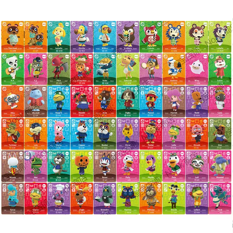 

New Animal Crossing Card Amxxbo Card Anime Characters Compatible with Switch / Lite / Wii U and New 3DS Systems