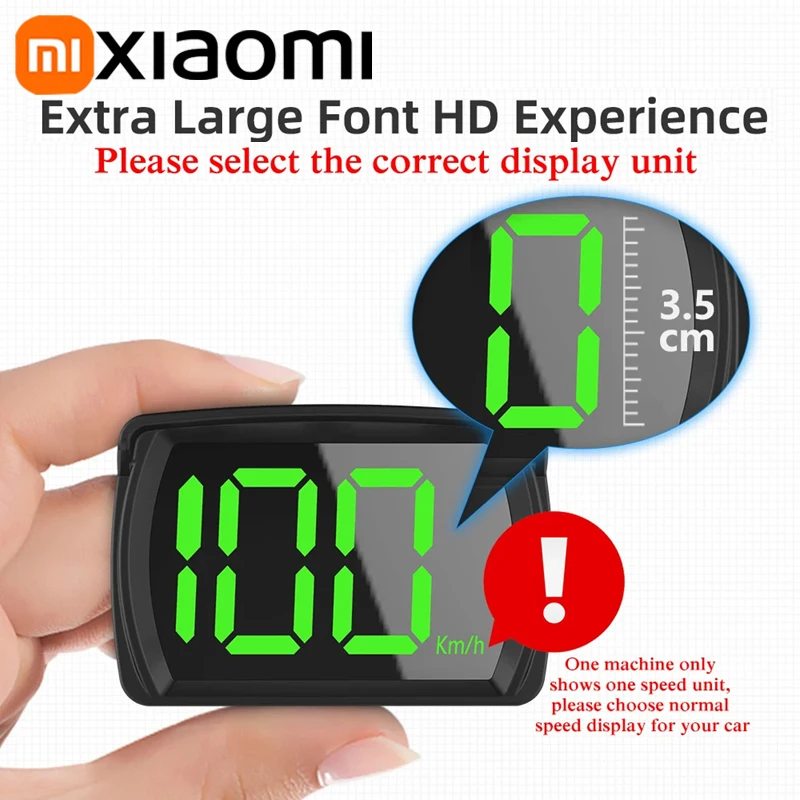 Xiaomi Car Speedometer HUD Head Up Display Digital Speed Meter Windshield Projector Vehicles Truck Auto Electronics Accessories head up display