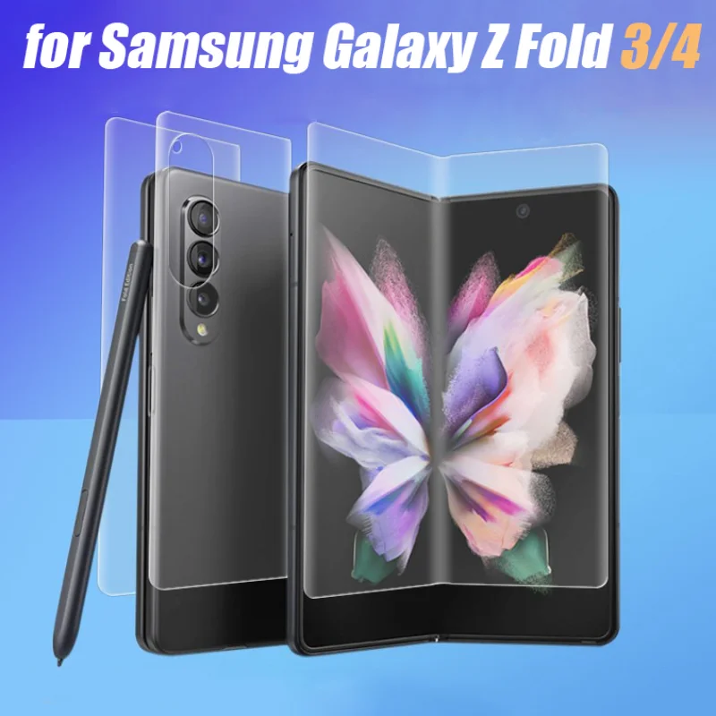 Soft Hydrogel Protective Film For Galaxy Z Fold 3/4 Hd Screen Full