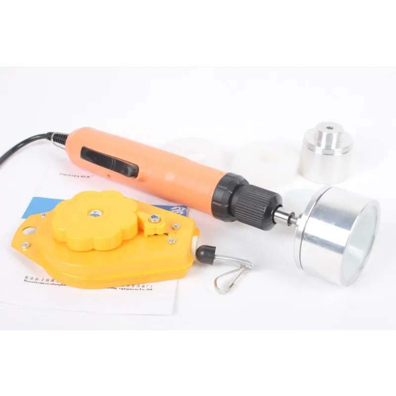 2023 Hot Selling 220V/110V 80W Handheld Capping Machine Sealing Glass Water Sealing Cap Antifreeze Screwing Cap