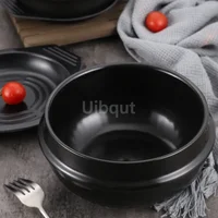Casserole de cuisine coréenne, pot en pierre de riz mélangé, Casserole de cuisine coréenne, Casserole de riz en pot à haute température, Casseroles britware pour la cuisson de la soupe 6