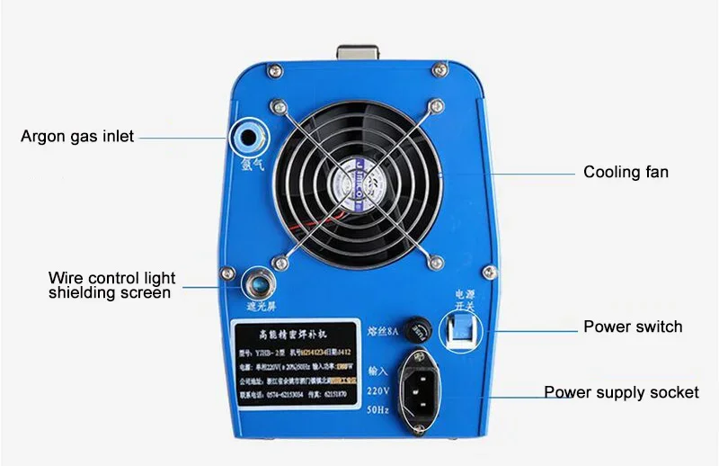 YJHB-2 Cold Welder Casting Defect Repairing Machine, Micro TIG Repair Welding Machine Resistance welding machine 220V/110V 6