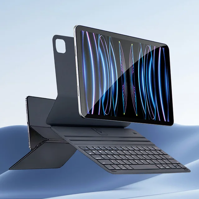 スマートキーボード用マジックフォリオケース,2つの視野角,iPad