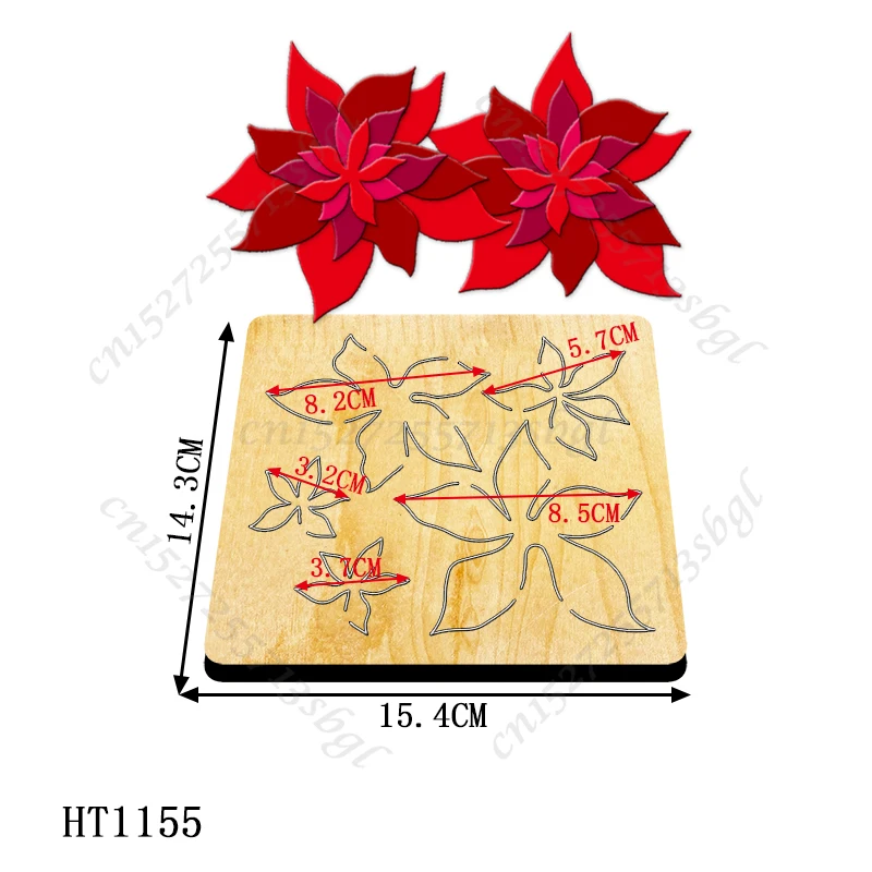 

Flower Cutting dies - New Die 2022 Cutting And Wooden Mold,HT1155 Suitable For Common Die Cutting Machines On The Market.