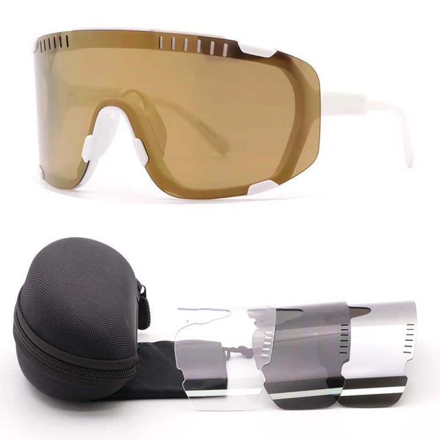 POC Bike Sport Sunglasses 4 Lenses Cycling Glasses Men Women