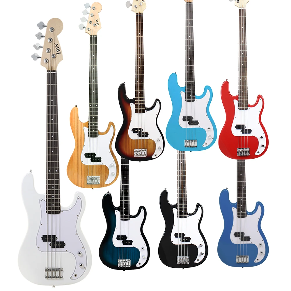 4 Strings Electric Bass Guitar 20 Frets Basswood Body Maple Neck With 3M Cable Accessories electric bass guitar