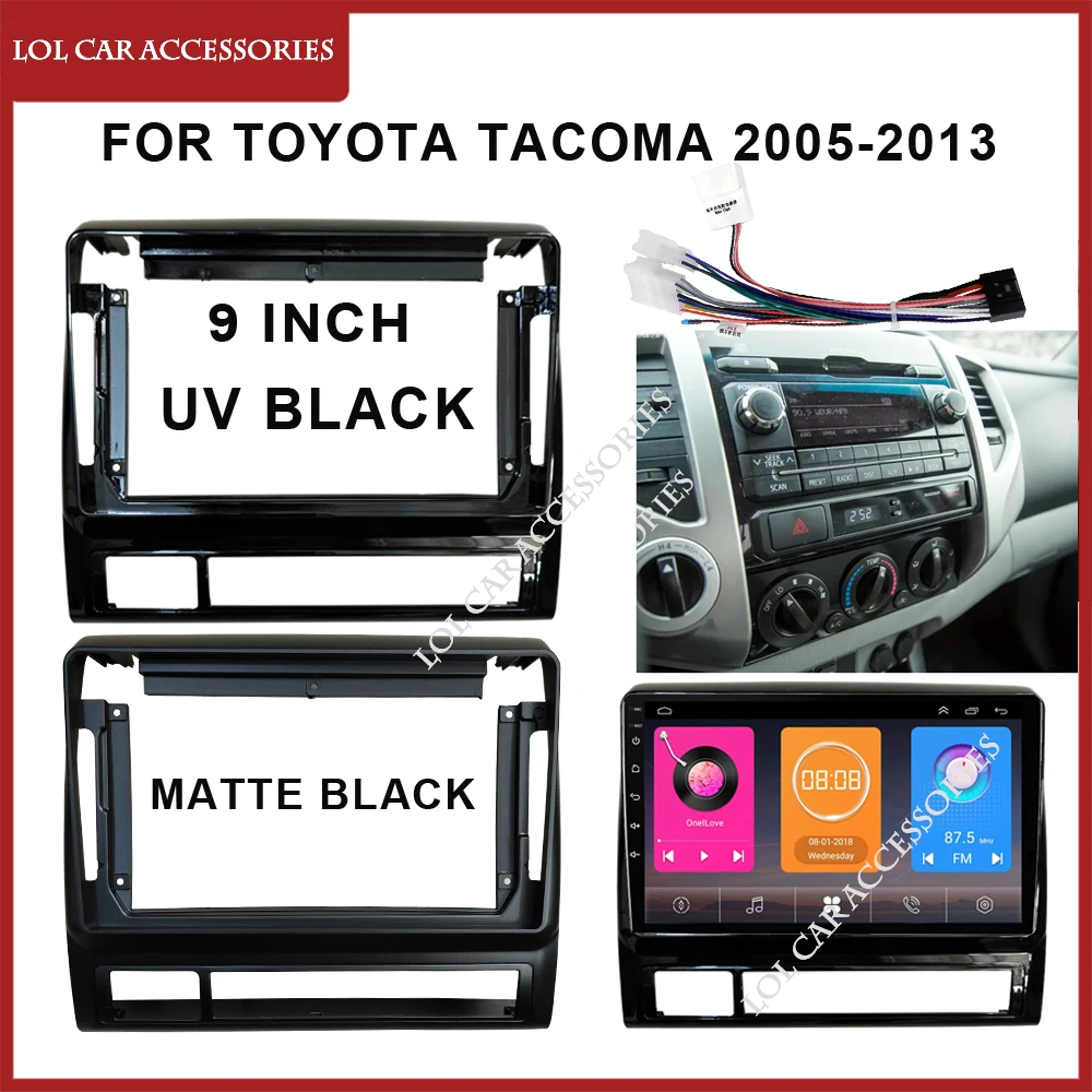 

9 дюймов для Toyota Tacoma 2005-2013 автомобильное радио Android стерео 2 Din головное устройство MP5 GPS плеер панель Корпус рамка Установка