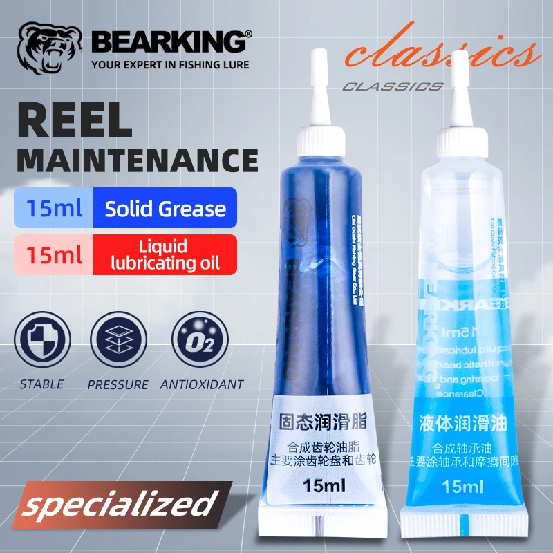 BEARKINGFishingReelMaintenanceOilandGreaseBearingLubricantoil