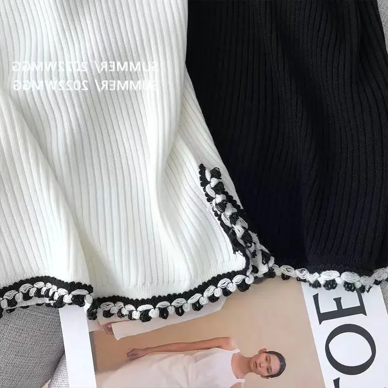 2023 summer new cotton Girls vest childrens suspenders girl sleeveless top baby bottoming shirt tops - Image 5