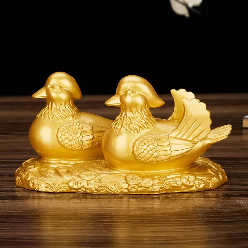 

Креативные парные украшения мандарина утка птицы искусственное украшение для домашнего интерьера поделки свадебный подарок аксессуары