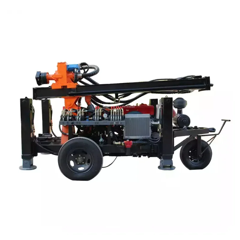 150M Electric Small Water Well Drilling Rig Machine Water Well Bore Drilling Machine 150 mm Dia Hole 6