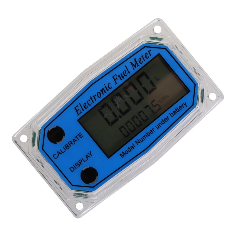 N58C Turbine Flow Meter Digital Oil Fuel Flow Meter Mini Pump Fuel Die sel Counter Display chip