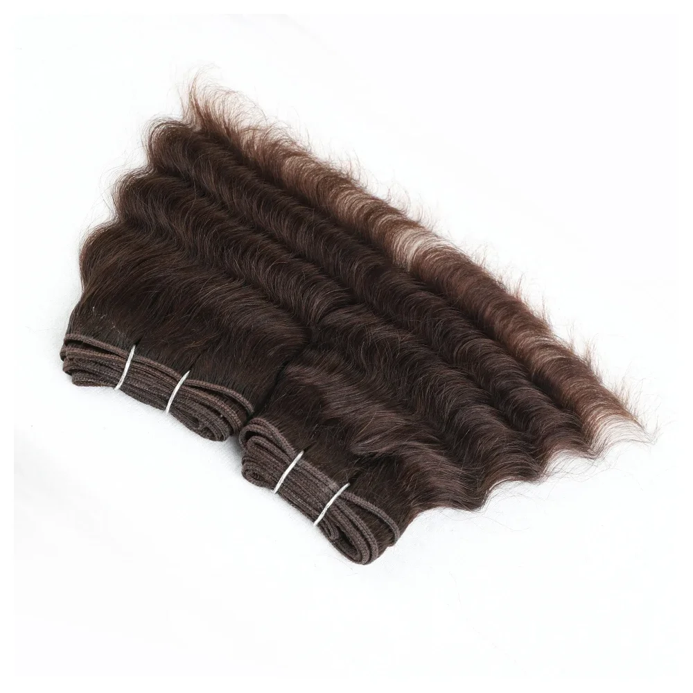 Brazilian Natural Wave Human Hair 2 Bundles Human Hair Wave Bundles Natural Extensions For Women Virgin Remy