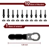 Riveting Machine Home Electric Rivet Nut Gun Adapter Metric M3 M4 M5 M6 M8 M10+Imperial 1/4-20 10-24 10-32 8-32 Riveting Tools 5