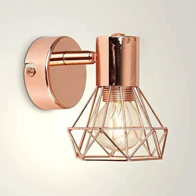 Modern Art Decor Wall Spotlights Track Rail Lamp Black/Rose Golden Iron E14 Track Fixture Spot Lighting Fixtures for Living Room