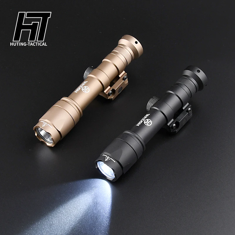 Tactical Flashlight Surfire M600c M600 600lm Fit Picatinny Rail M-lok ...