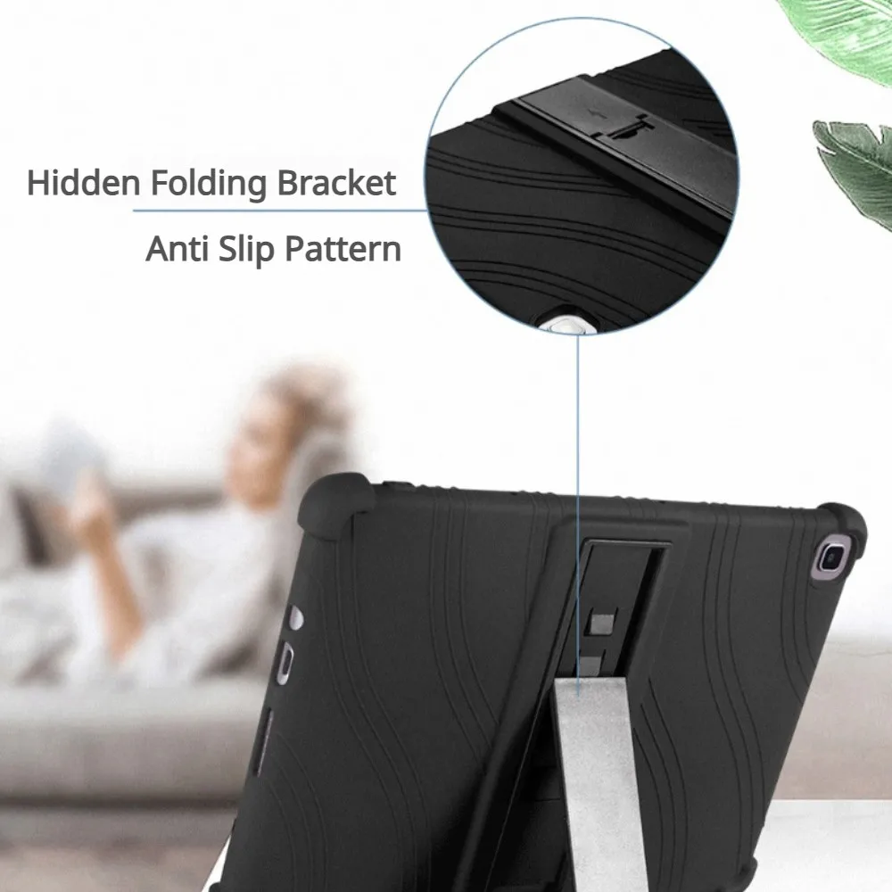 Kids Safe Silicone Kickstand Case - Durable Soft Cover