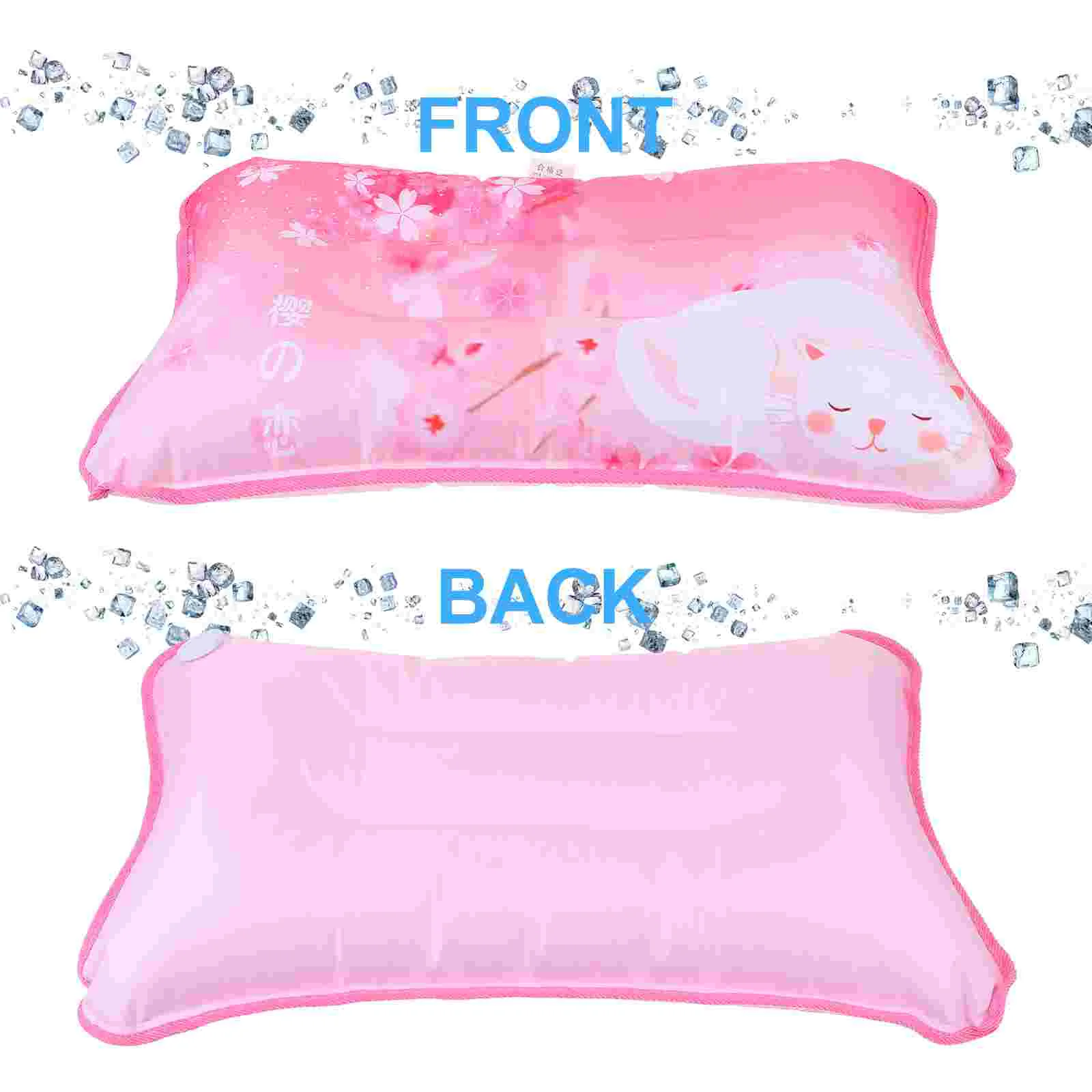 Cooling Ice Pillow Chair Pad Summer Cooling Children Adult Waterproof Throw Pillows For Couch Car Filled