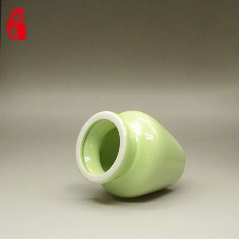 [GRANDNESS] Bamboo Chasen Stand Porcelain Matcha Tea Whisk Holder Japanese Ceremony Make for Matcha Tea Tool