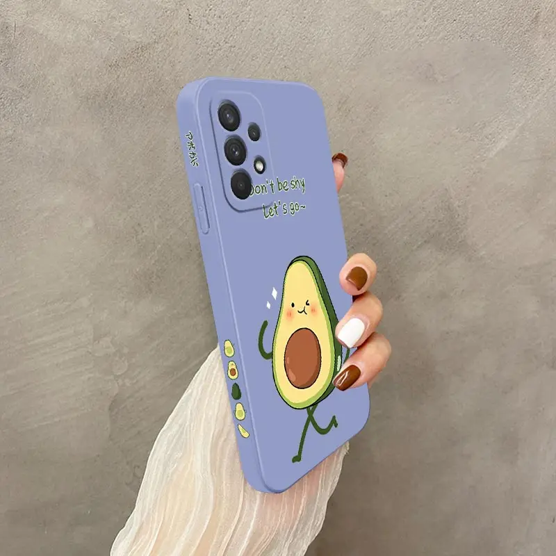 Avocado Family Silicone Phone Case - Stylish and Protective Cover