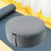Meditation Cushion Portable Soft Yoga Pillow Buckwheat Shell Filling Tatami Round Stool Futon living room balcony Men and Women 5