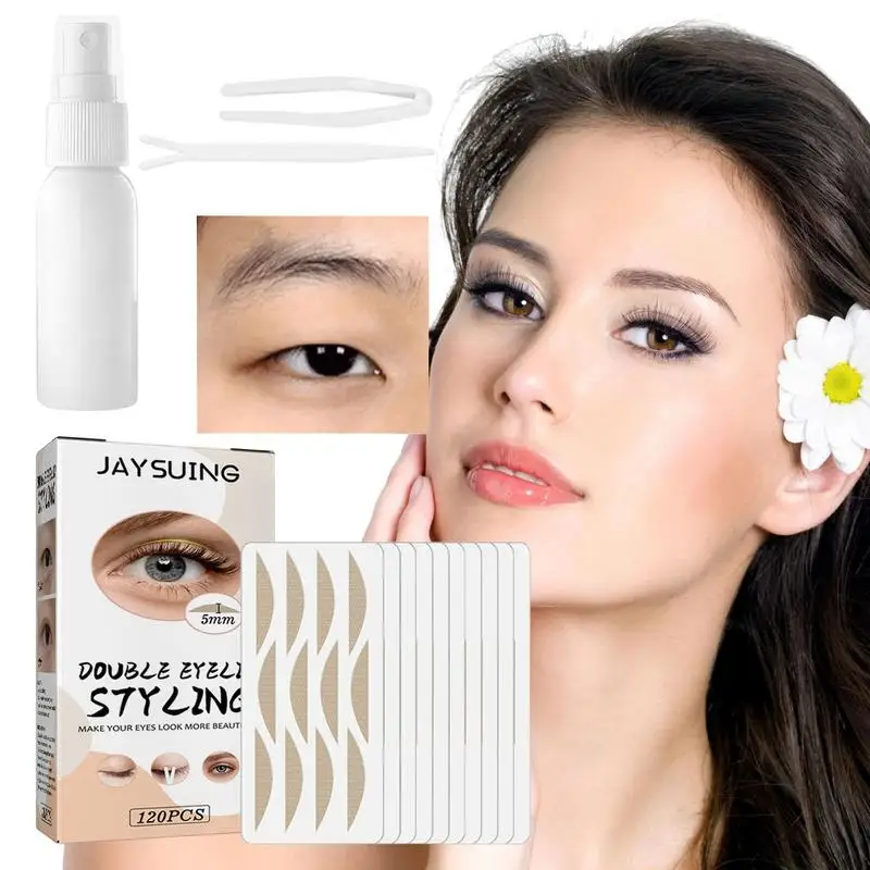 

Лента для подтяжки глаз с двойными веками, невидимая кружевная полоска для подтяжки глаз для женщин и девушек