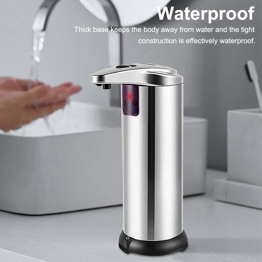 Automatic Soap Dispenser Touchless Dish Soap Dispenser Stainless Steel Hands Free Auto for Kitchen Bathroom soap dispenser soap pump