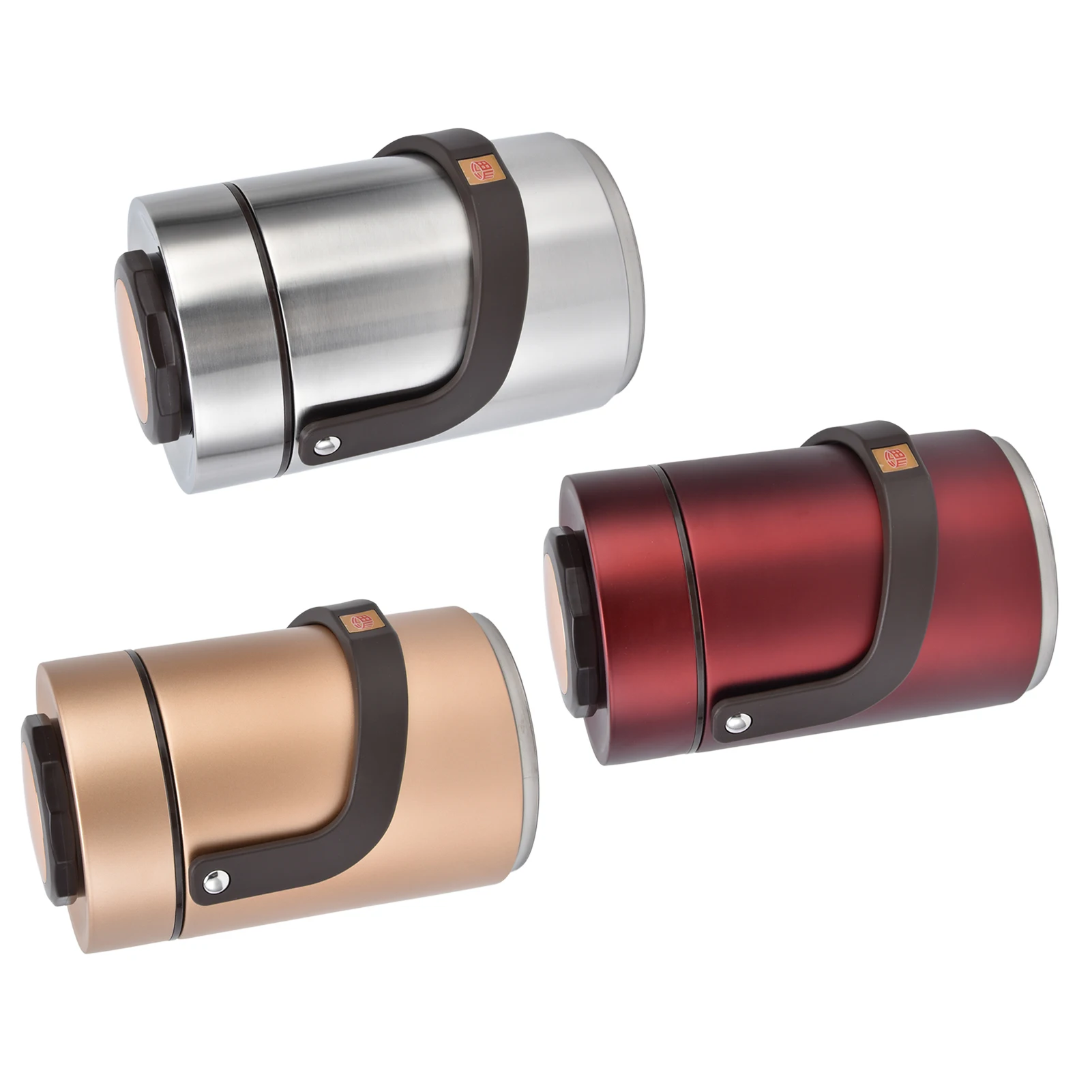 2000ml 304 Stainless Steel Vacuum Insulation Lunch Box Portable 3 Layer Vacuum Insulated Barrel 3 Layer Vacuum Insulated Barrel