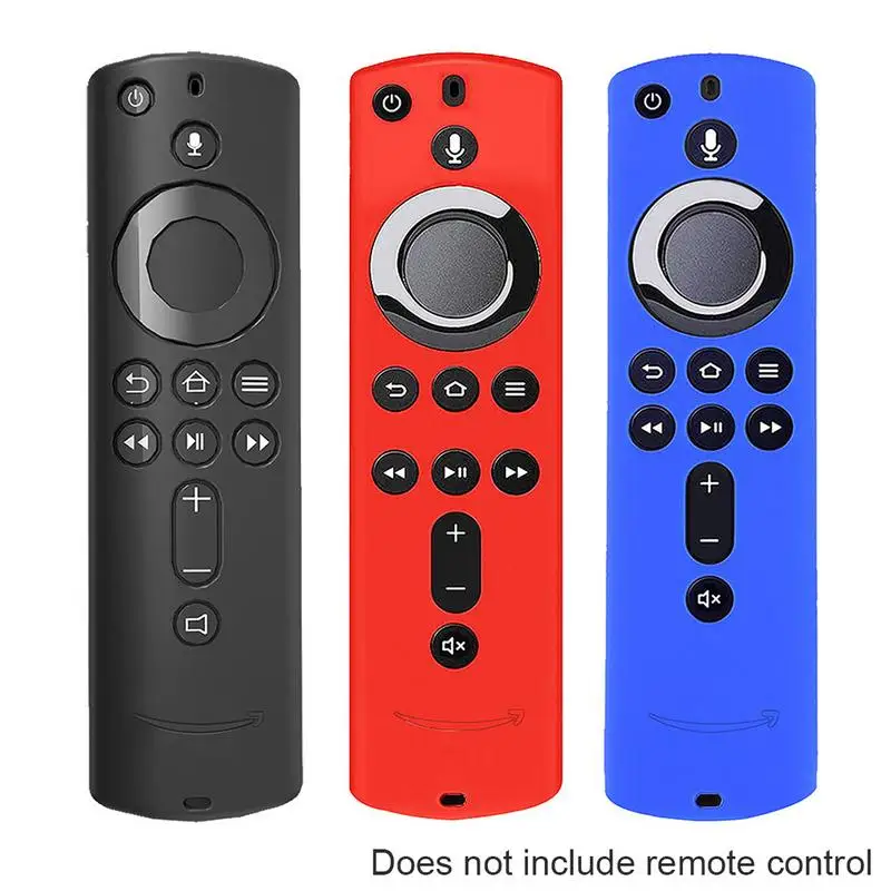 Custodia In Silicone Per Fire Tv Stick 4K Firetv Fuochi Di Terza Generazione Tv Cube Copertura Protettiva Antiscivolo Per Telecomando Da 5.9 Pollici