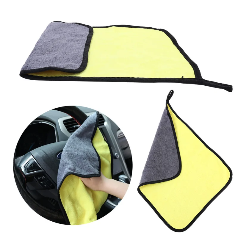 Microfiber Car Towel Microfiber Car Wash Towel Auto Detailing Polishing Cloth Fast Drying Household Cleaning Cloths Towel Rag 30x30/40/60/65CM