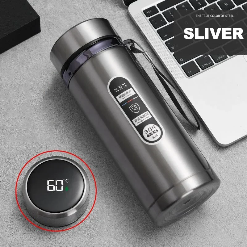 Stainless Steel Insulated Bottle with LED Temperature Display