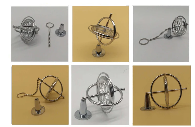 Metal Machinery Gyroscope Anti-gravity Tumbler Gyro Copper Spinner Fingertip Finger Gyro Spiral Desktop Anti Stress Toy finger gyroscope toy,gyroscope toy