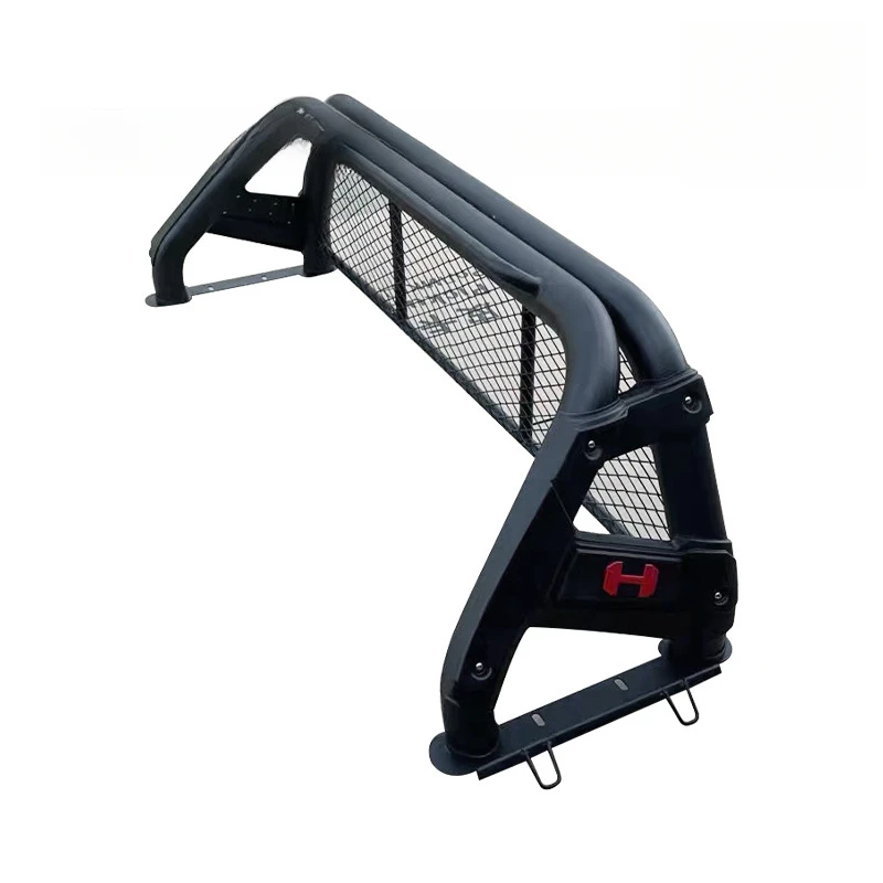 4륜 구동 픽업 블랙 스포츠 보호망 장착 레인저 D맥스 NP300 스틸 롤바 유니버셜 4X4 트럭