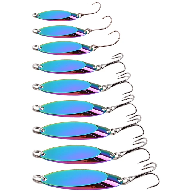 10Pcs Spinner baits for Bass Pike fishing wobbler metal Trout spoon lures  Rubber skirts spinnerbait isca artificial hard lure - AliExpress