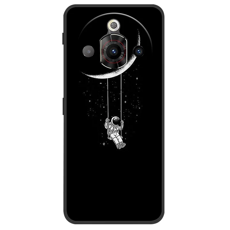 ZTE Nubia Focus Pro Black Silicone TPU Soft Phone Cover - Protective Back Shells