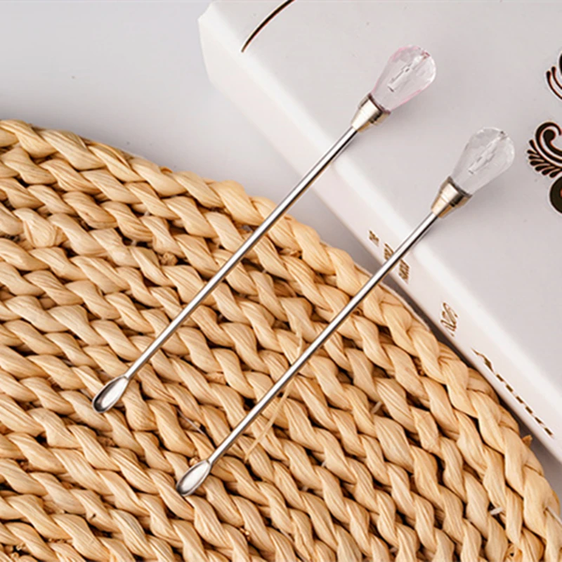Fire Lacquer Wax Stirring Rod Metal Lacquer Spoon Melting Wax Spoon DIY Invitation Hand Account Retro Seal Making Auxiliary Tool wax sealing spoon