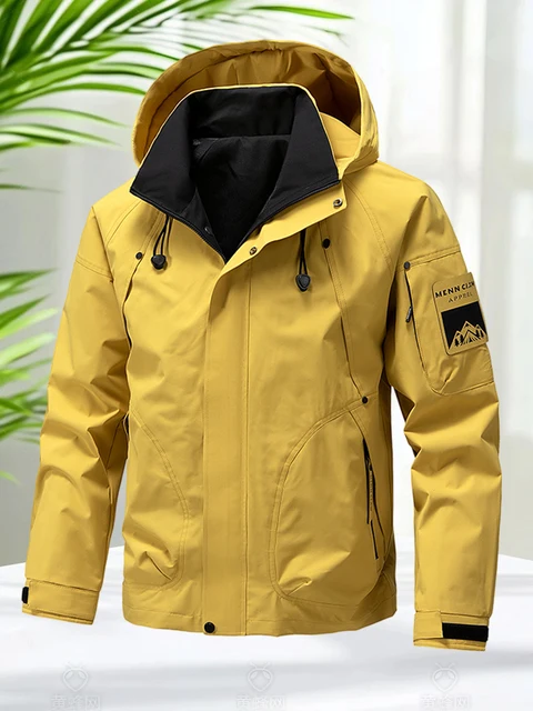 Men’s Outdoor Waterproof Softshell Windbreaker Jacket