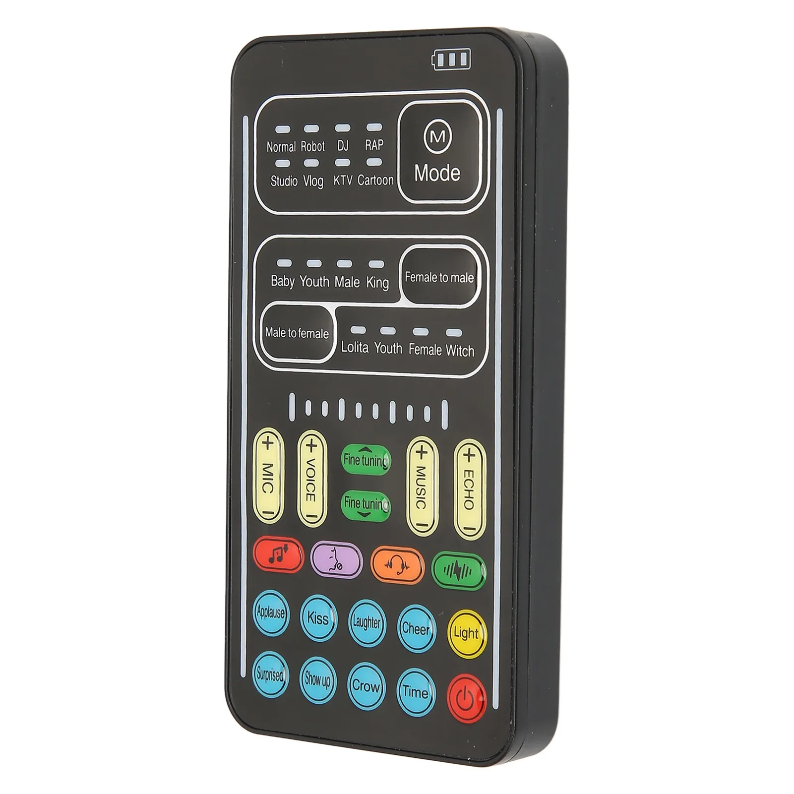 보이스 체인저 PC 450mah 5V 다기능 휴대용 사운드 체인저 미니 사운드 카드 (휴대폰, 컴퓨터, 게임기기 I9용)