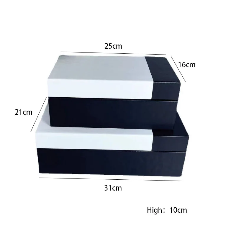 Luxury Jewelry Box Wood Surface Leather Multi Functional Jewelry Box Organizer Storage Personalized Packaging Gifts Supplies