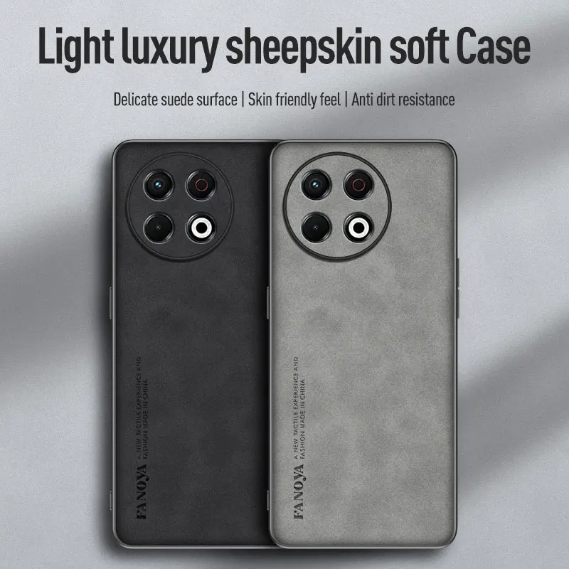 Tecno Spark 30 Pro Shockproof Matte Leather Soft Case