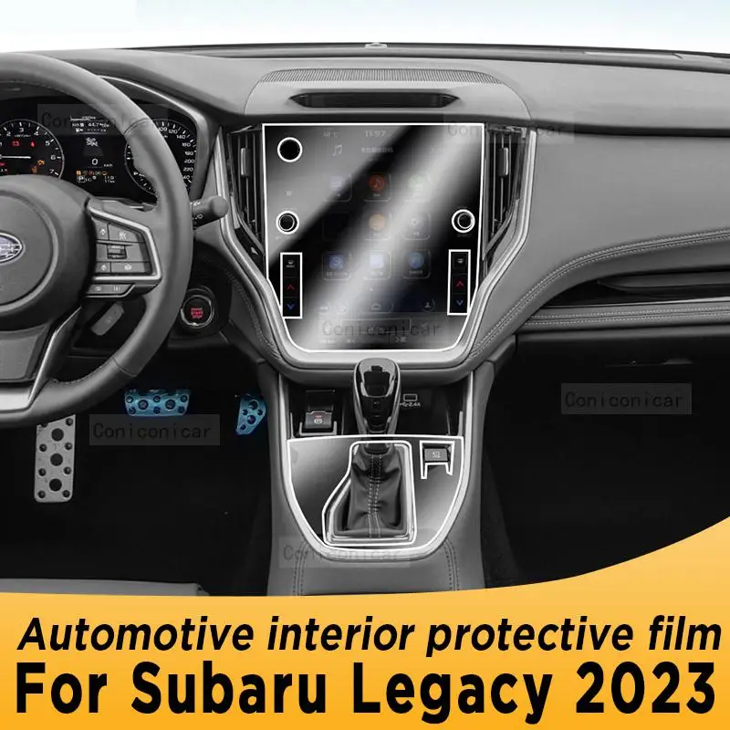 

For Subaru Legacy 2023 Gearbox Panel Navigation Automotive Interior Screen TPU Protective Film Cover Anti-Scratch Sticker