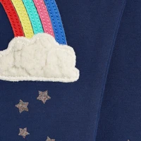 Spring Autumn Children Clothing Girls Leggings Cartoon Animal Embroidery Tight Pants Baby Girls Slim Rainbow Legging Kids Pants 6