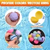4Pcs Cute Reusable Water Balloons Quick Fill Silicone Self-Sealing Water Ball Water Toys for Summer Party Outdoor Pool Garden 2