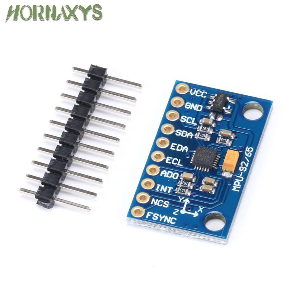 1-10pcs IIC I2C SPI MPU6500 MPU-6500 6-Axis Gyroscope Accelerometer Sensor Module Replace MPU6050 For Arduino With Pins GY-6500 3