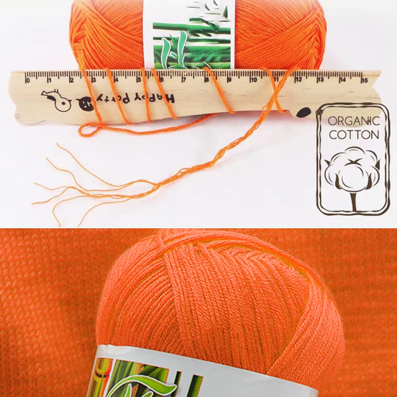 50g/Set Yarn Tencel bamboo wool Yarn Knitting Acrylics Baby Ball Crochet For Hat Dolls Glove Blanket At Low Price 3