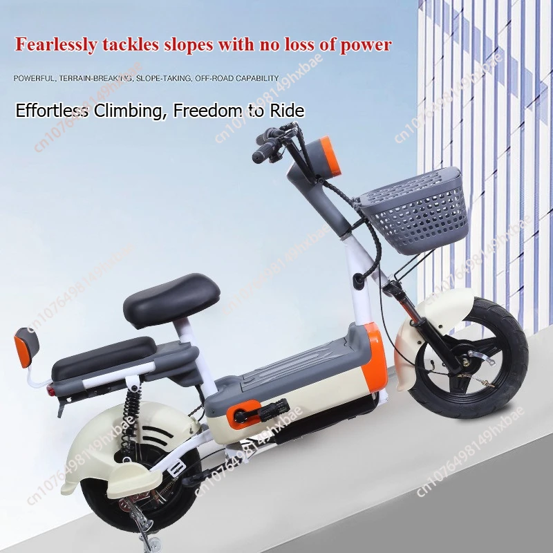 Bicicletta elettrica a due ruote da 350W, 30KM/h, alla moda, comoda e leggera - immagine 2