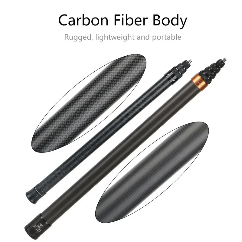 Invisible Selfie Stick For Insta360 X4/Insta360 X3/Action/Gopro Carbon Fiber 3M Invisible Extended Edition Selfie Stick